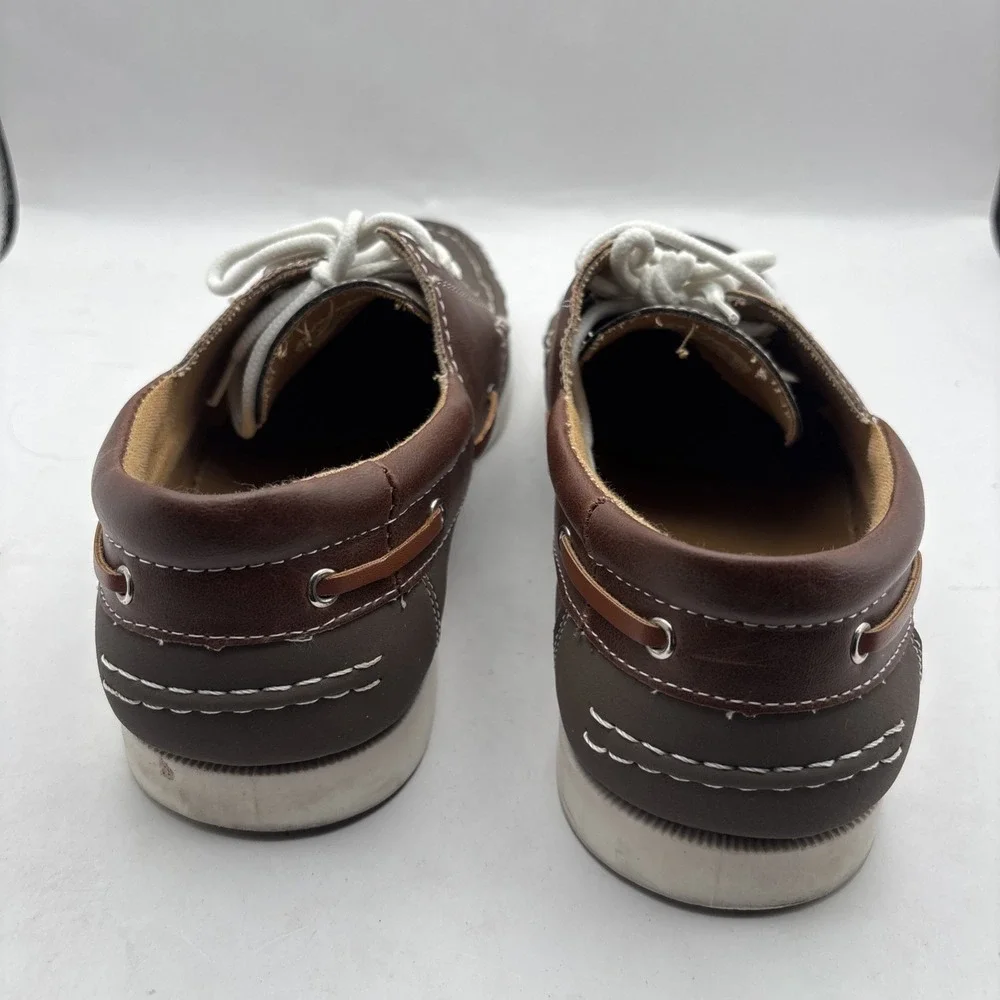 Akademiks Mens A-2622‎ Tan Mick Boat Boat Shoes Size 9M